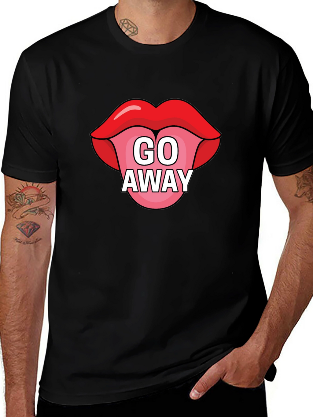 Go Away Graphic T-Shirt