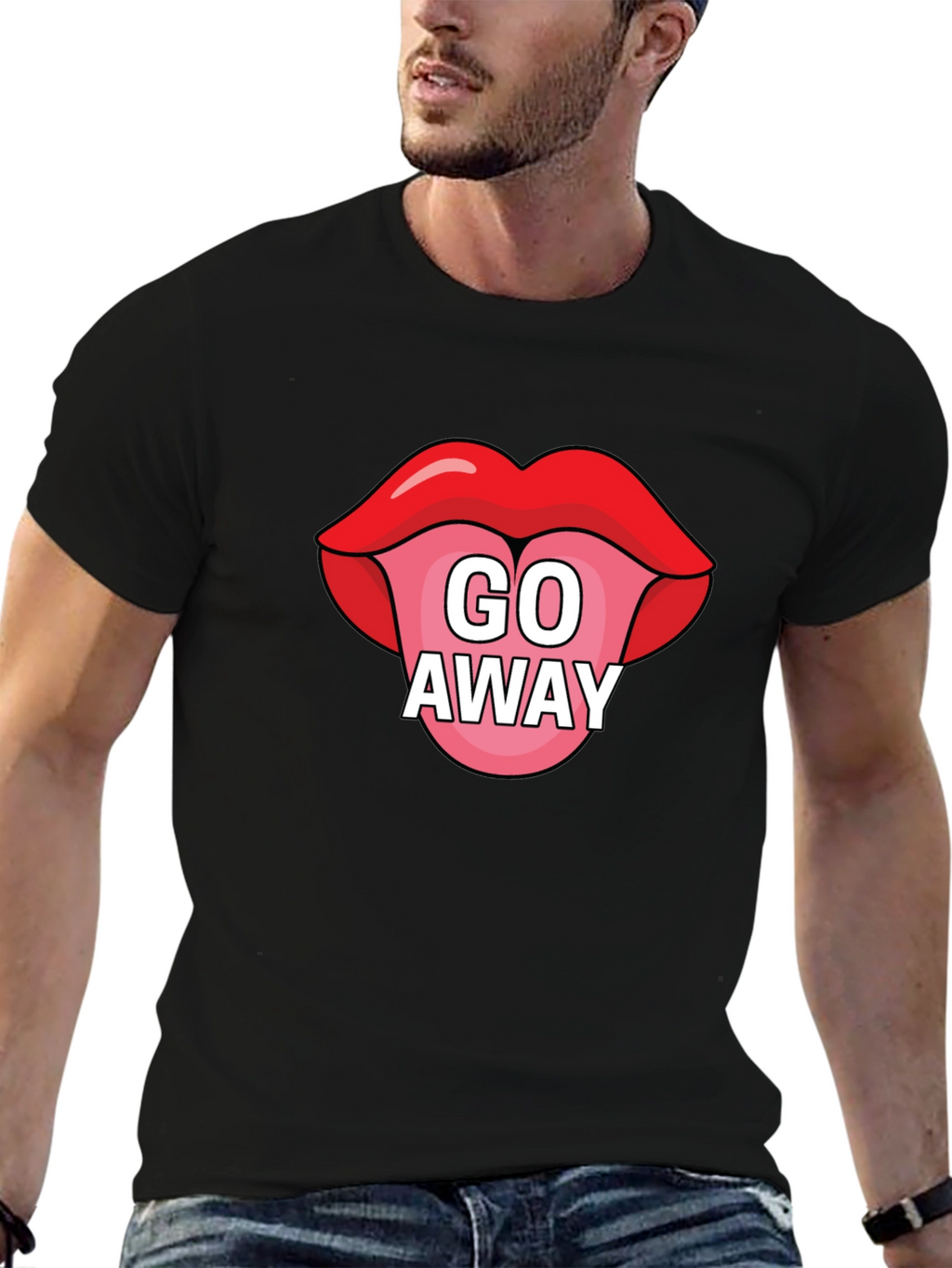 Go Away Graphic T-Shirt