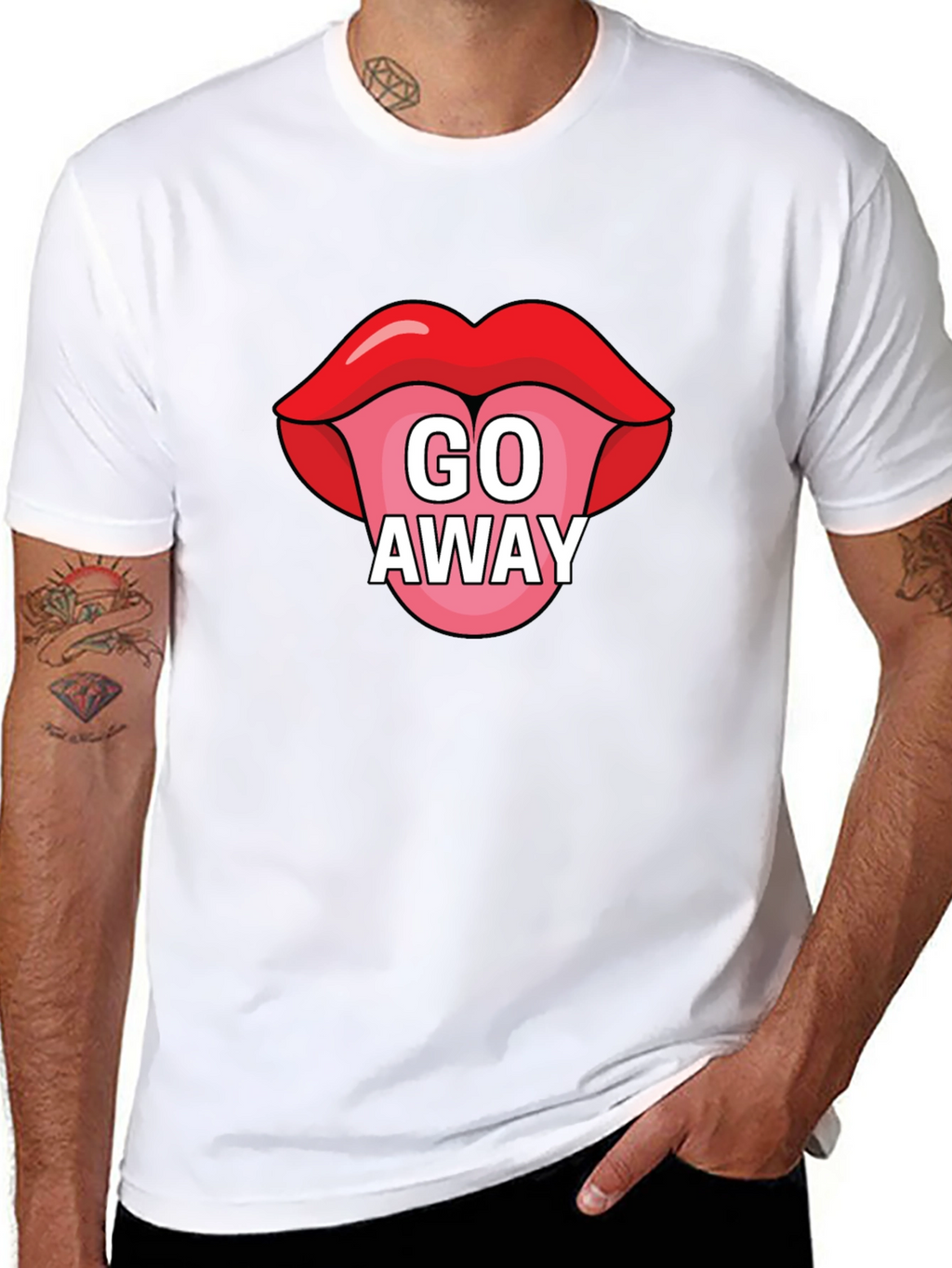 Go Away Graphic T-Shirt