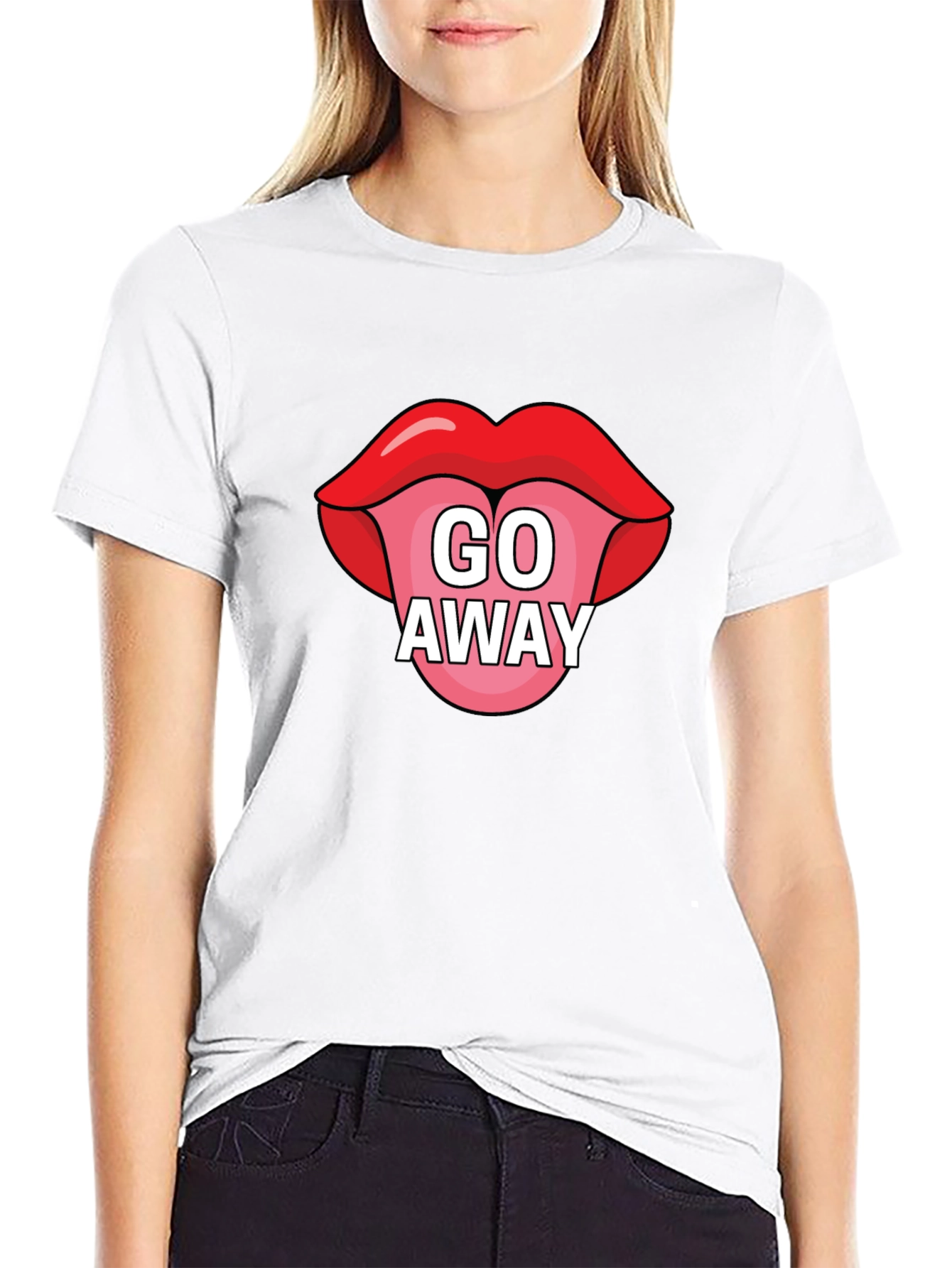 Go Away Graphic T-Shirt