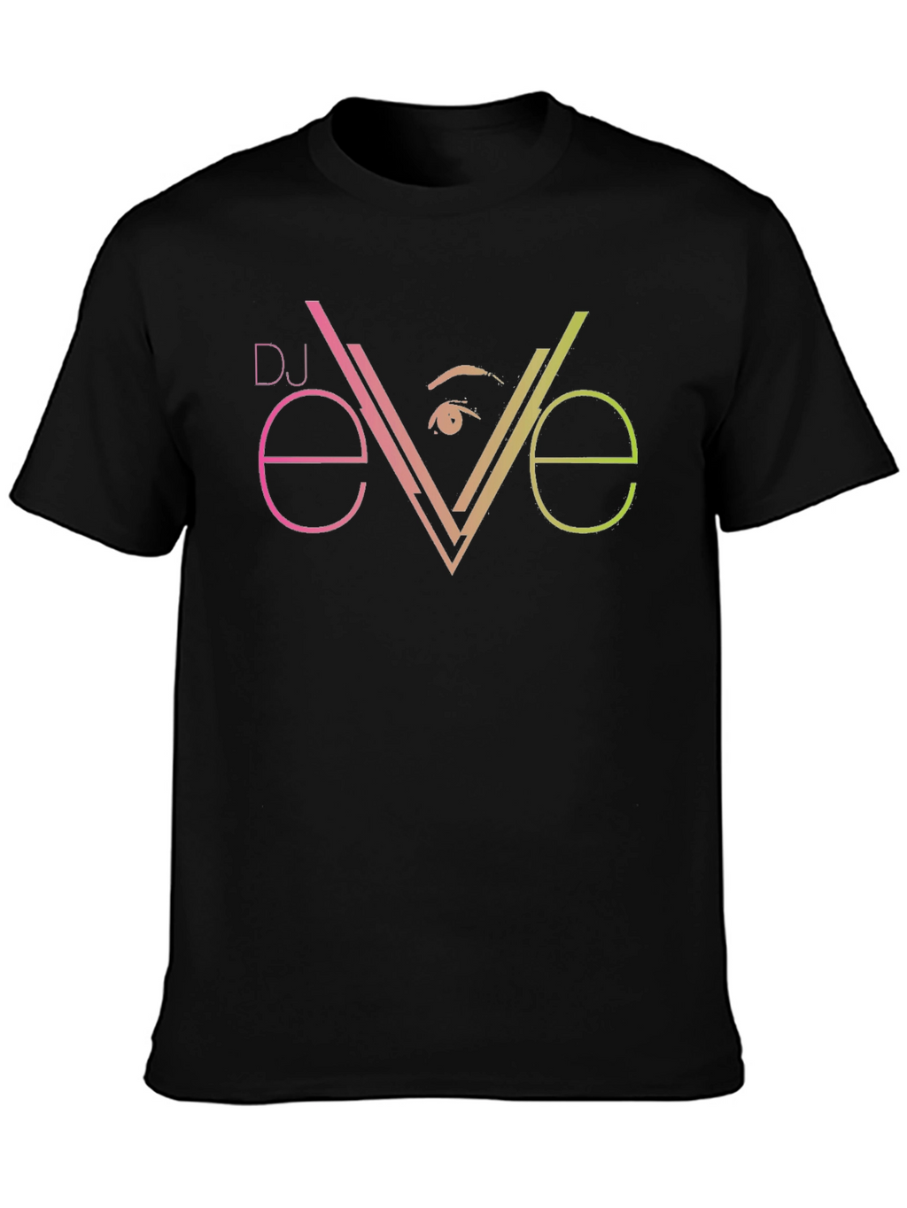 DJ Eve Graphic Tee - Black Cotton