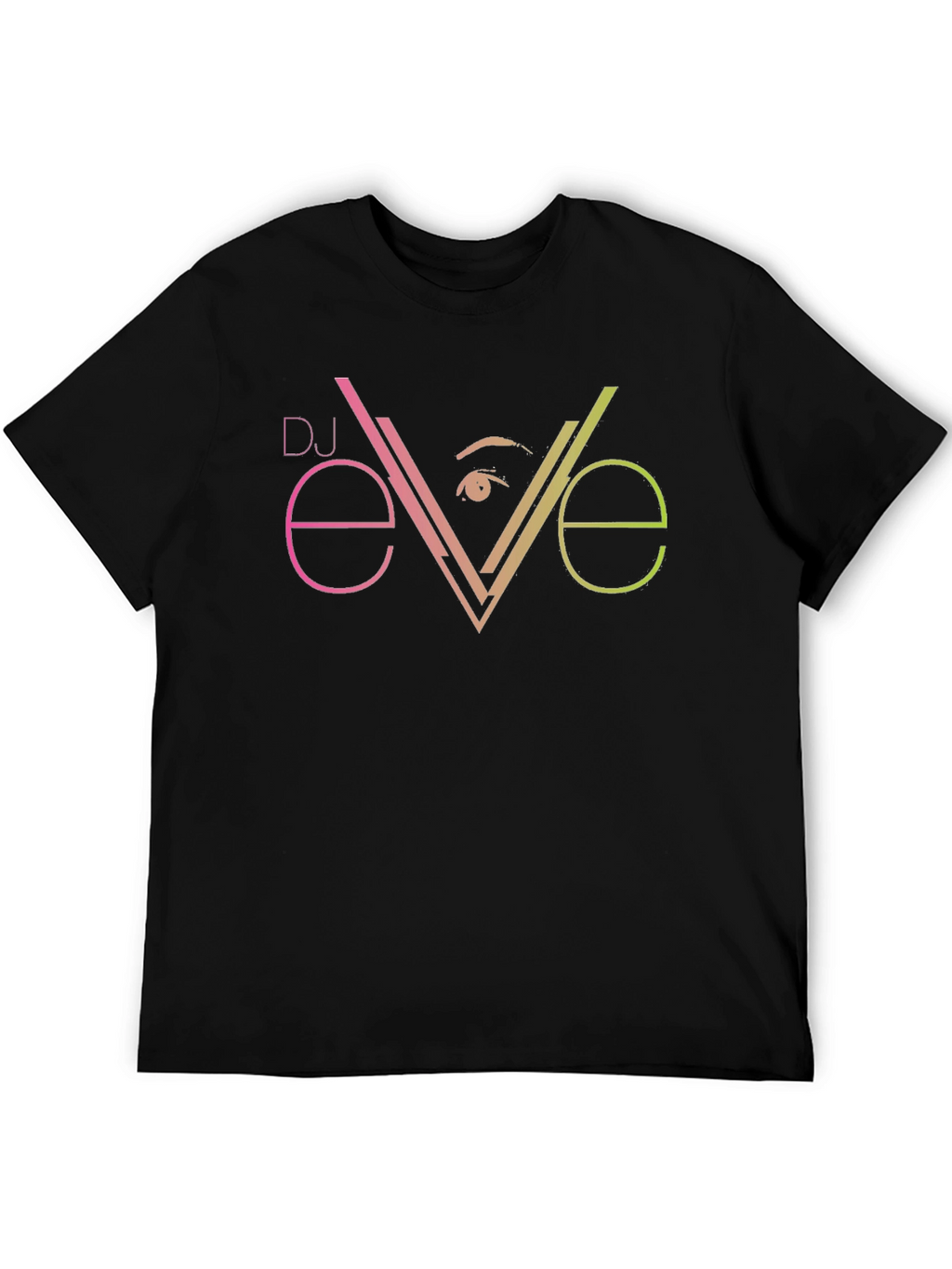 DJ Eve Graphic Tee - Black Cotton