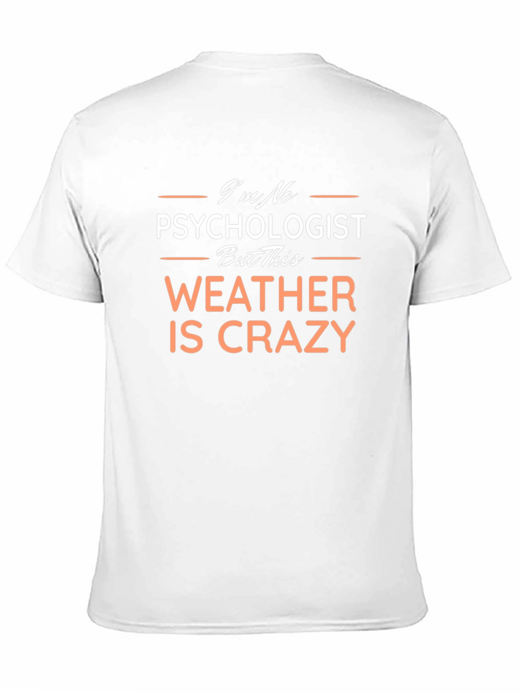 Funny Weather Statement Graphic Tee