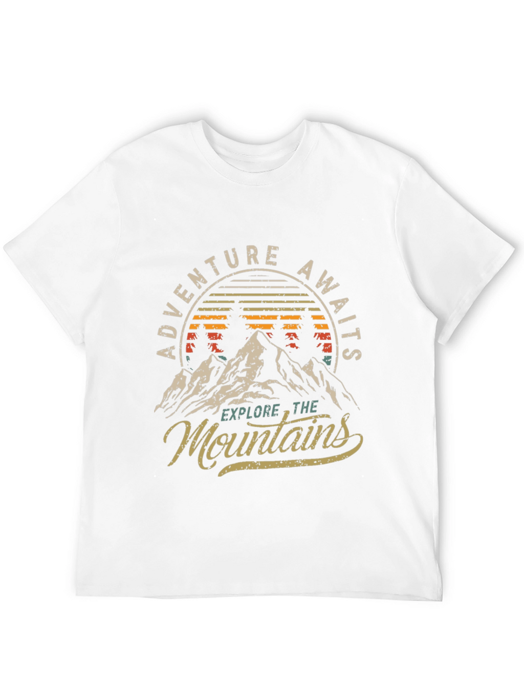 Adventure Awaits Mountain Graphic Tee