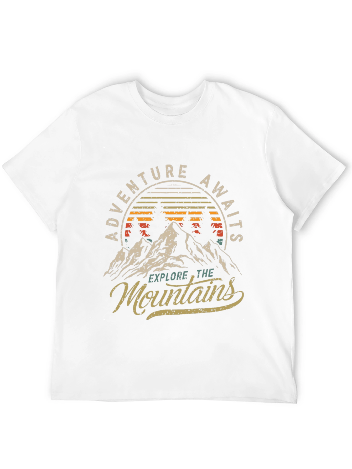 Adventure Awaits Mountain Graphic Tee