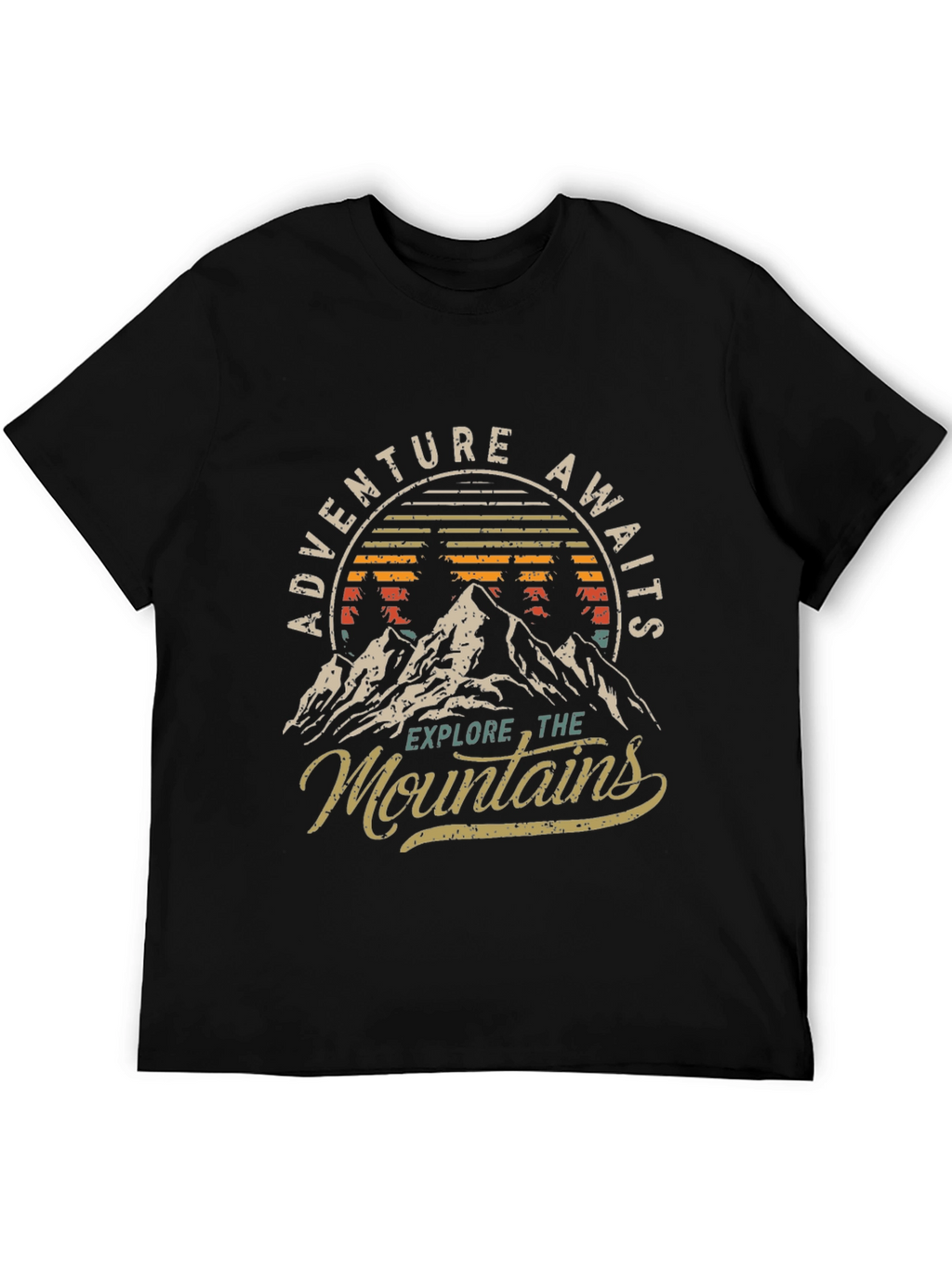 Adventure Awaits Mountain Graphic Tee