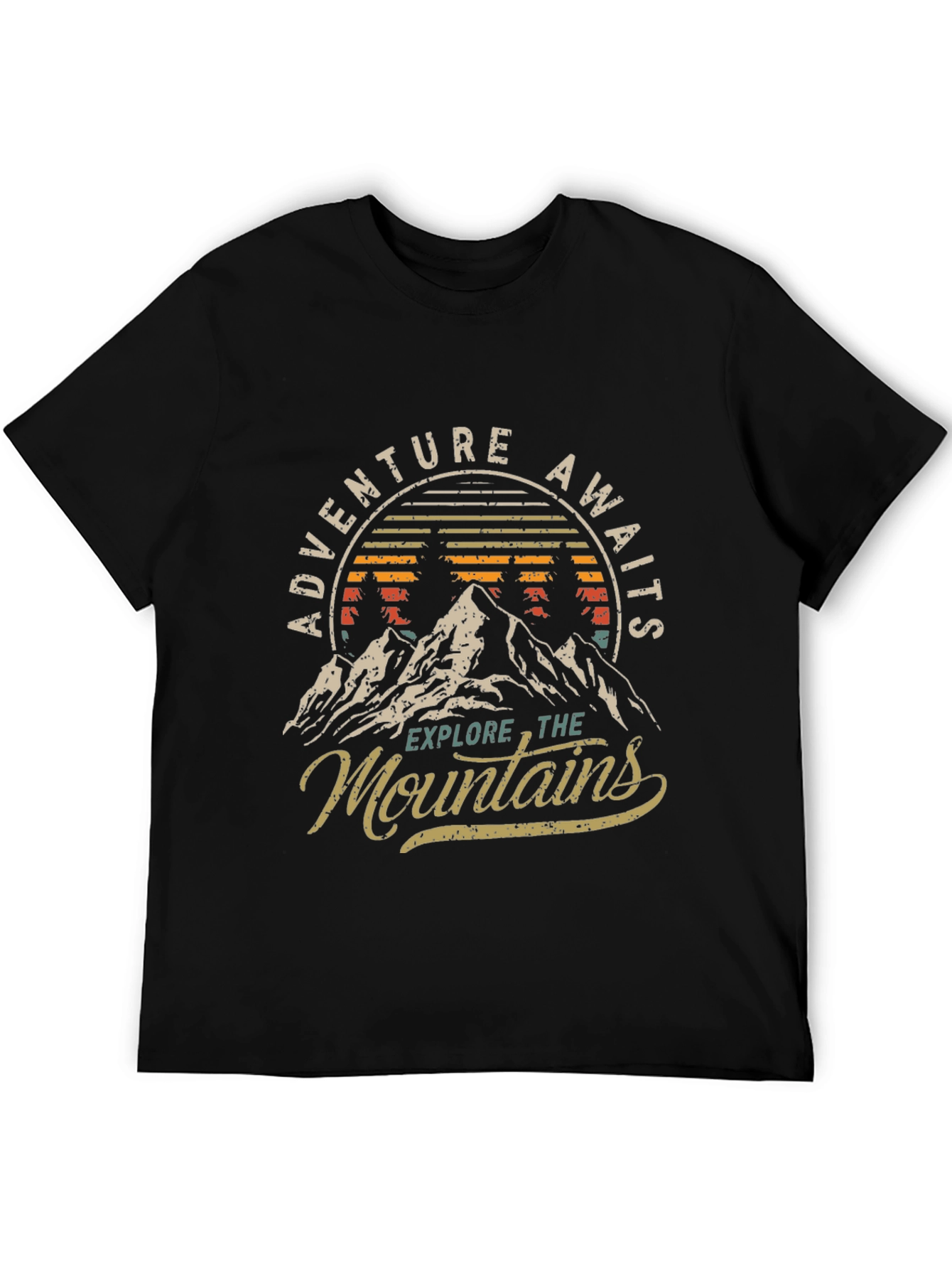 Adventure Awaits Mountain Graphic Tee
