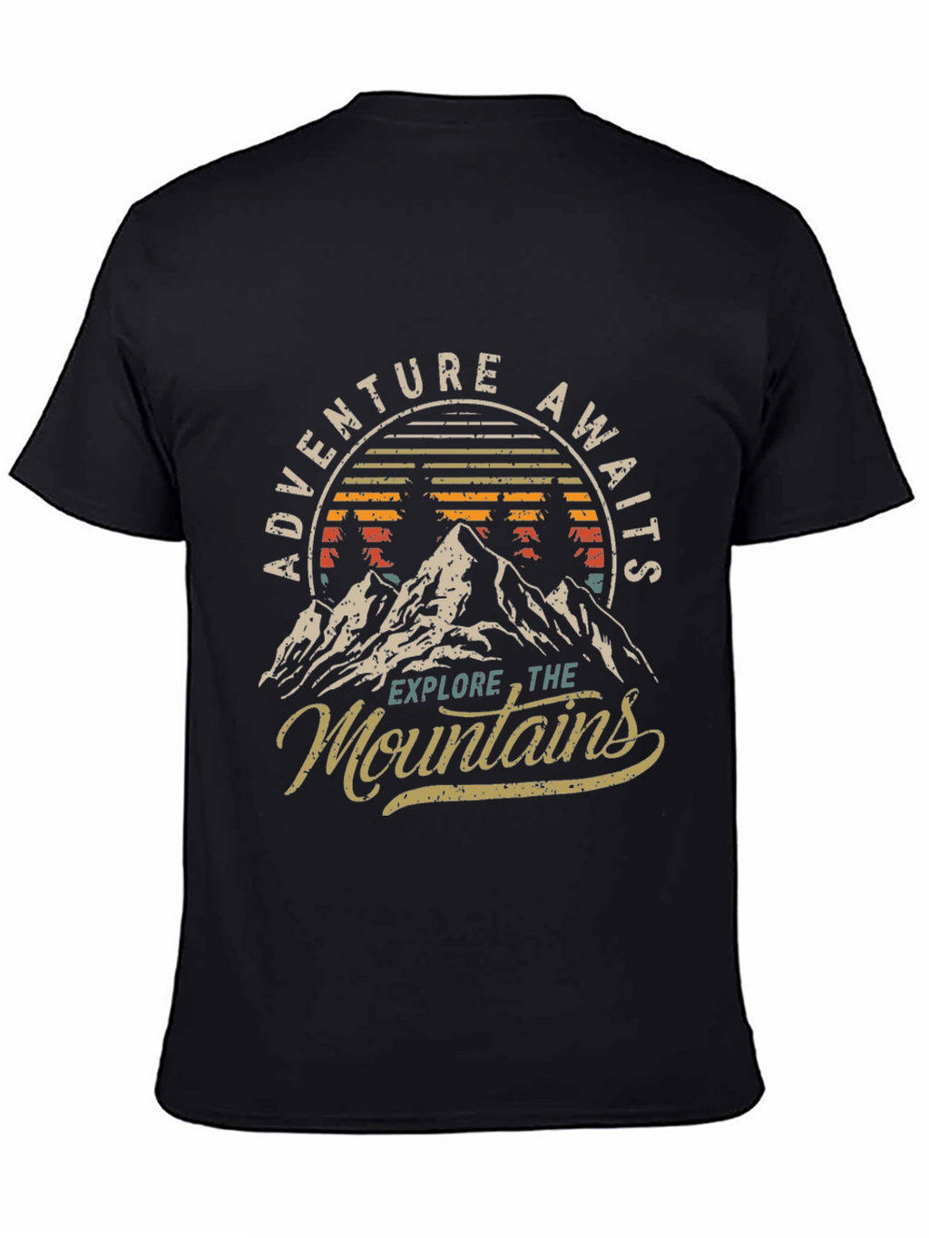 Adventure Awaits Mountain Graphic Tee