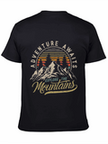 Adventure Awaits Mountain Graphic Tee