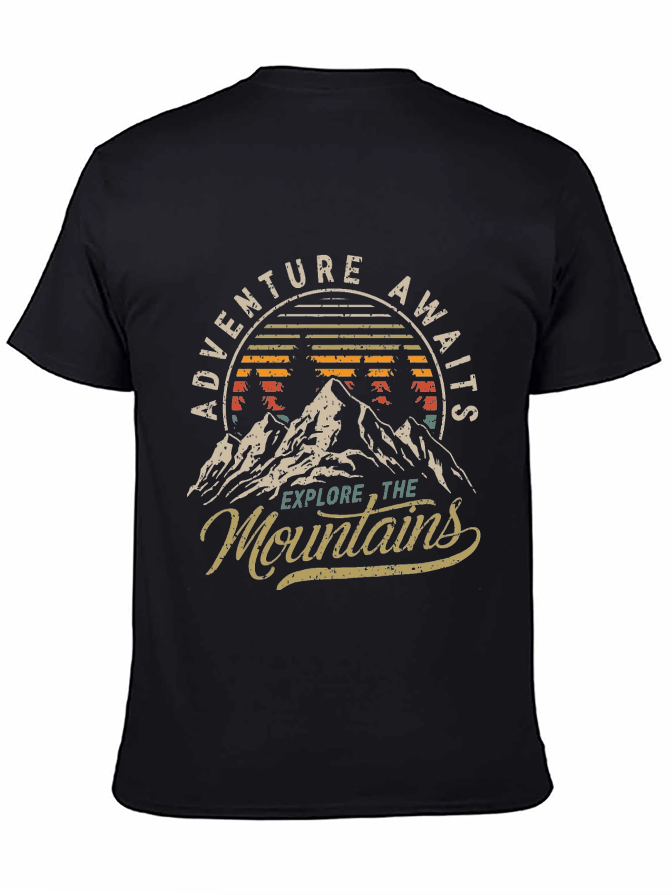 Adventure Awaits Mountain Graphic Tee