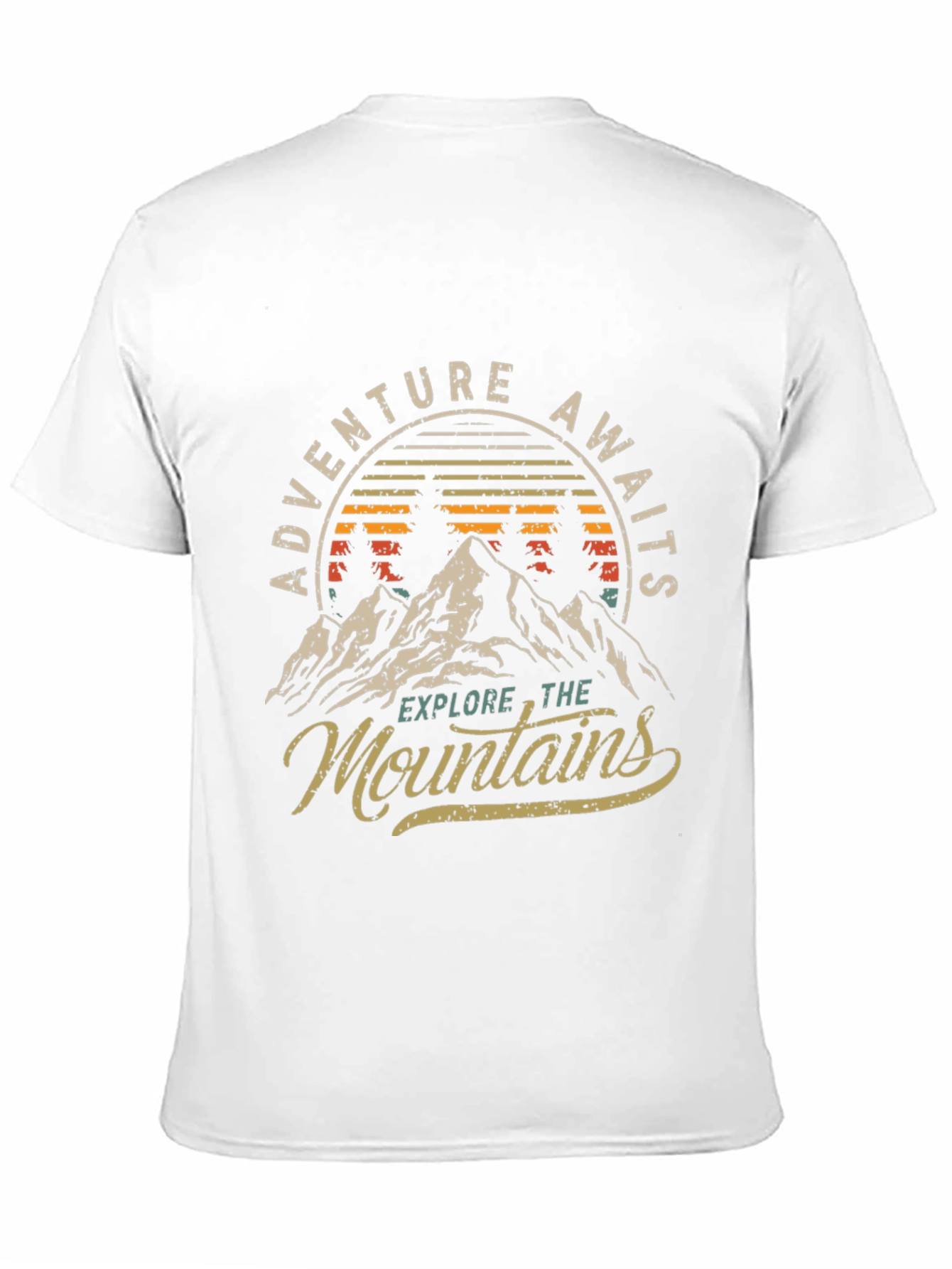 Adventure Awaits Mountain Graphic Tee