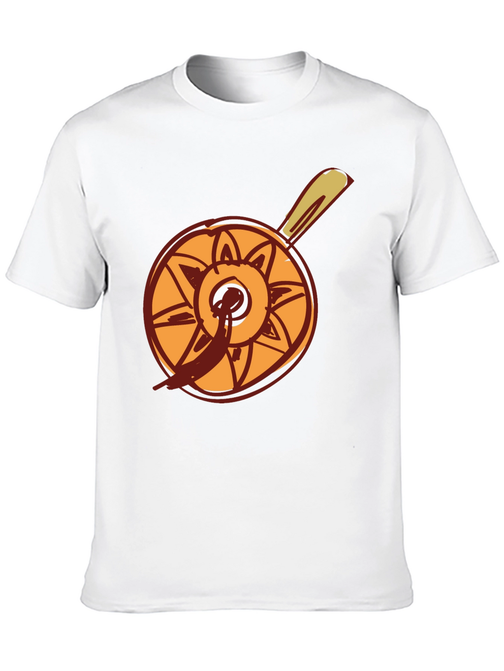 Chefs Whimsical Pan Graphic Tee - Quirky Black T-Shirt