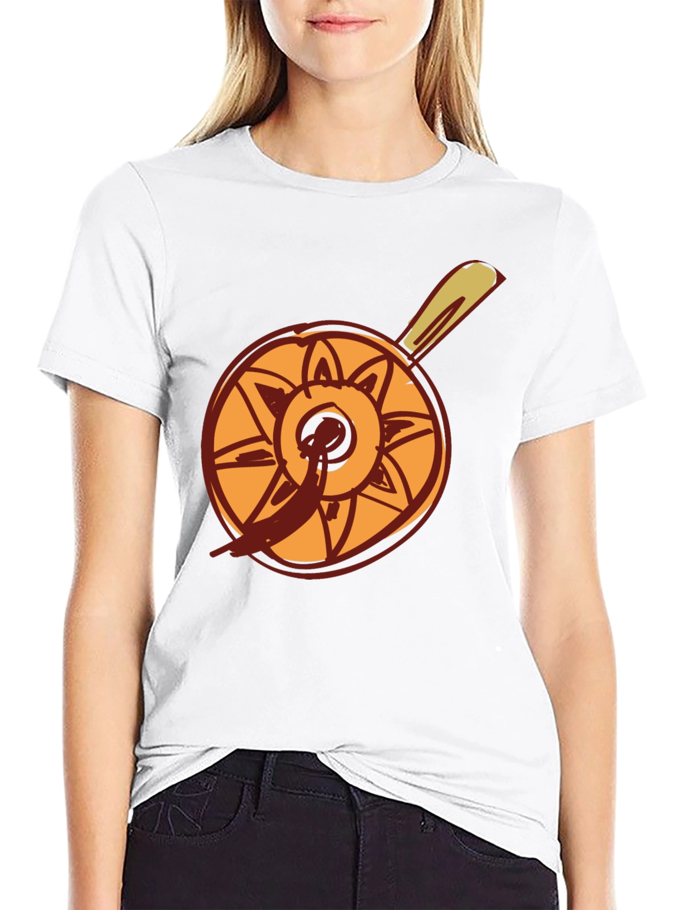 Chefs Whimsical Pan Graphic Tee - Quirky Black T-Shirt