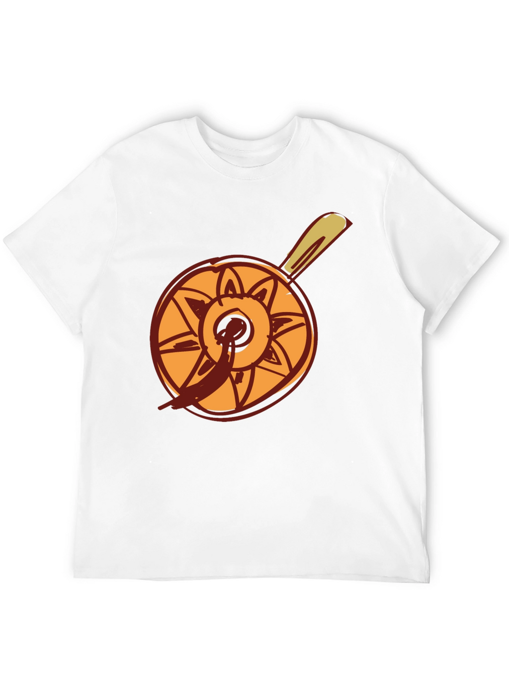 Chefs Whimsical Pan Graphic Tee - Quirky Black T-Shirt