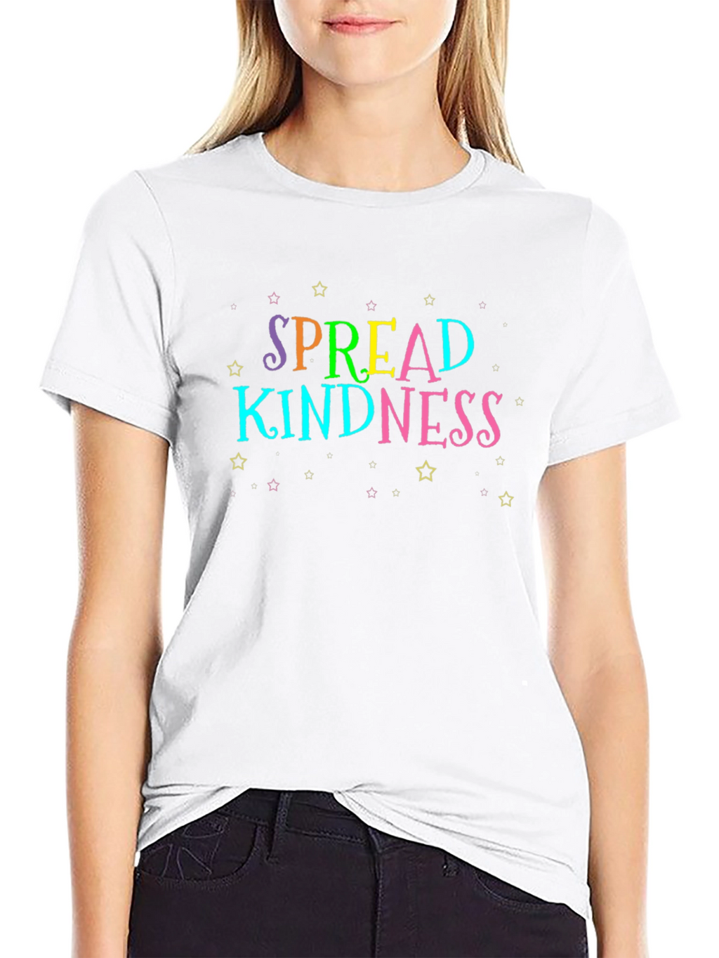 Spread Kindness Black Graphic Tee