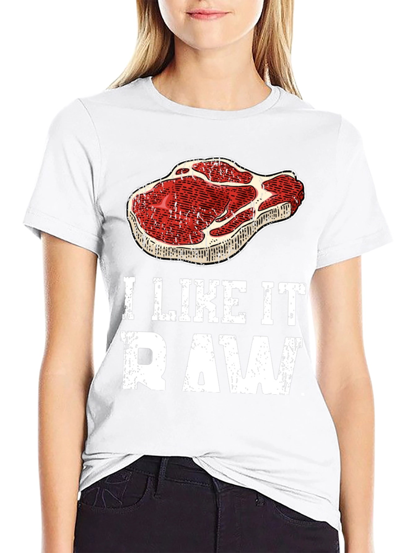 I Like It Raw Graphic Tee