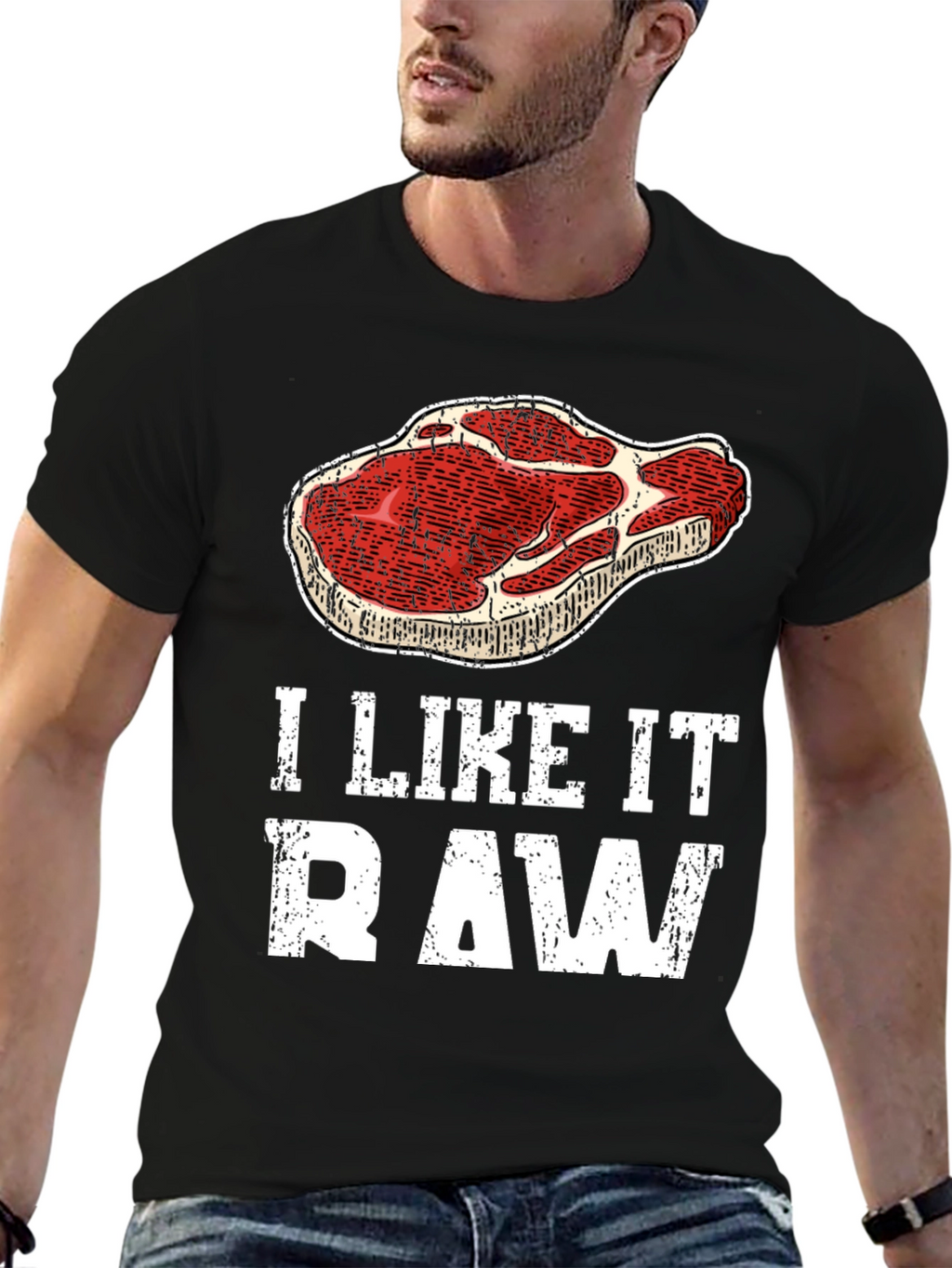 I Like It Raw Graphic Tee