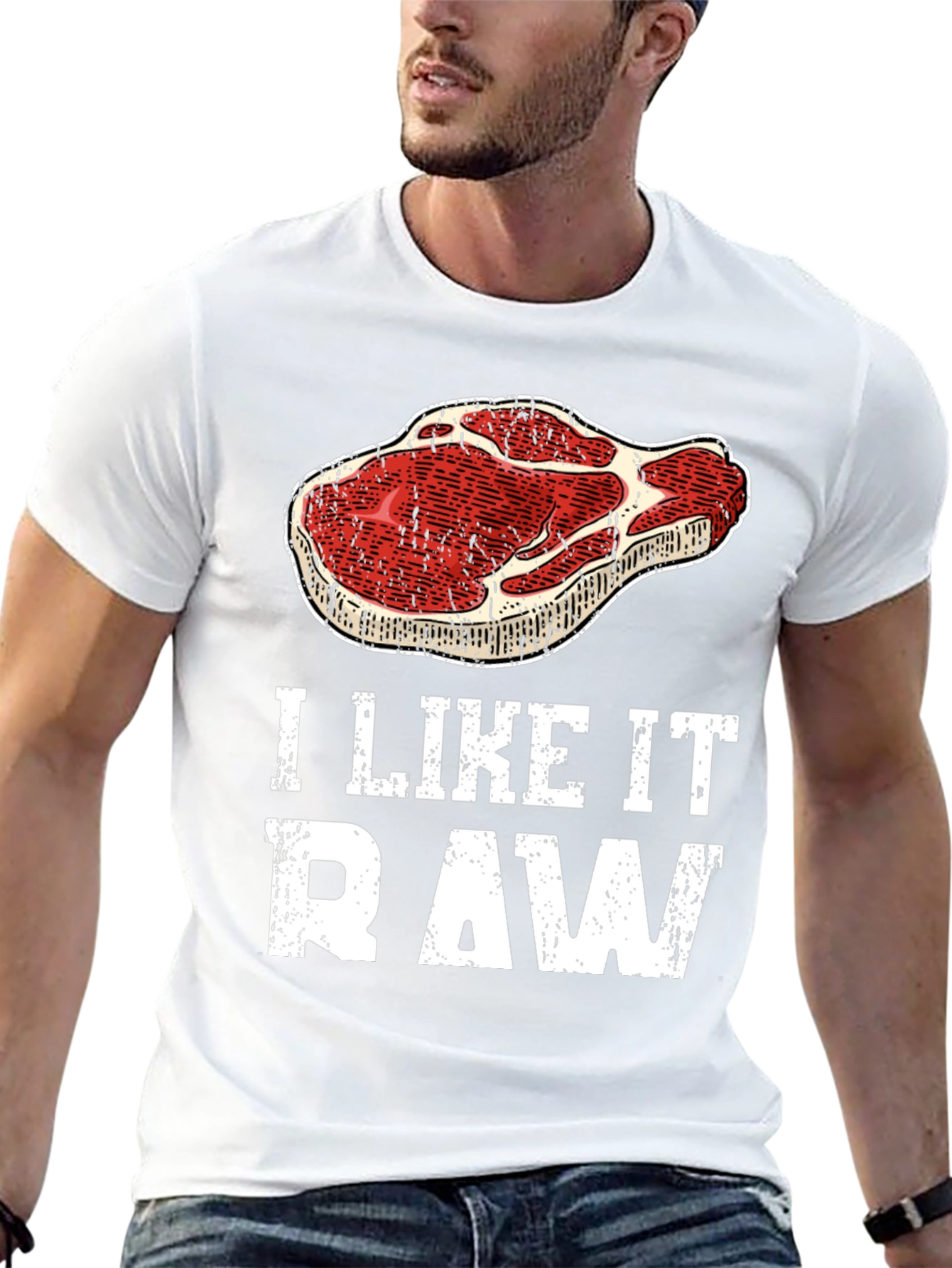 I Like It Raw Graphic Tee