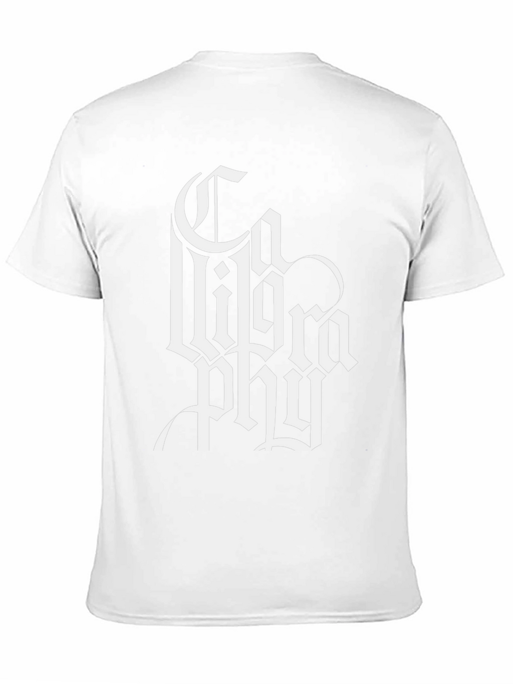 Gothic Typography Black T-Shirt