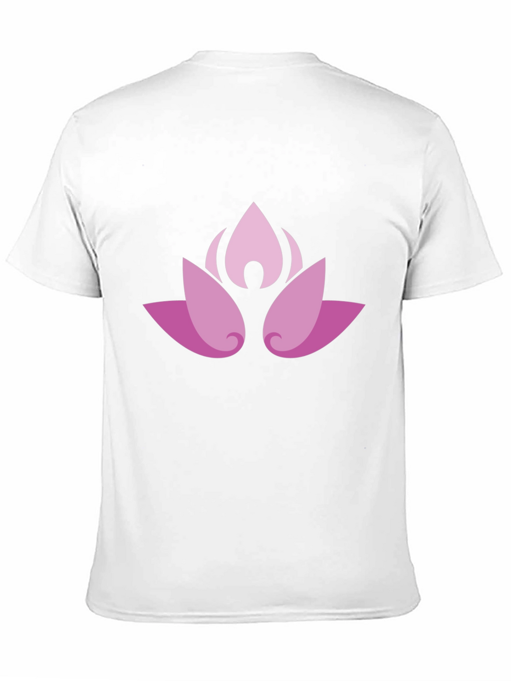 Lotus Blossom Graphic Black T-Shirt
