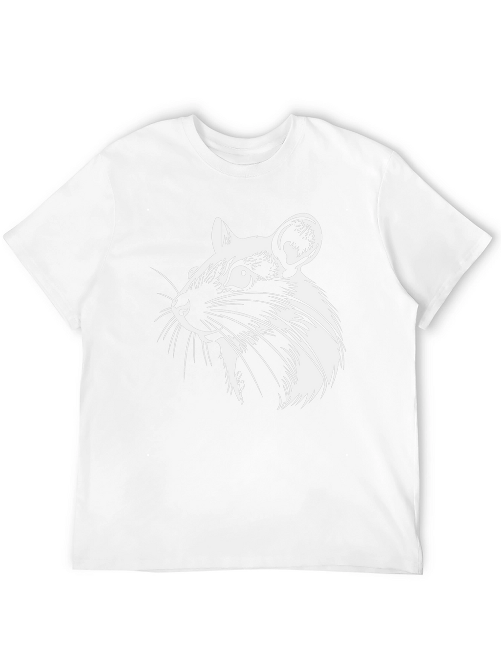 Rat Graphic Tee - Bold Animal Print T-Shirt