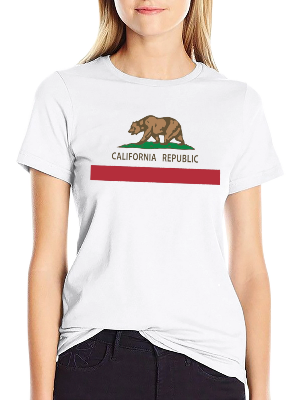 California Republic Bear T-Shirt - Black