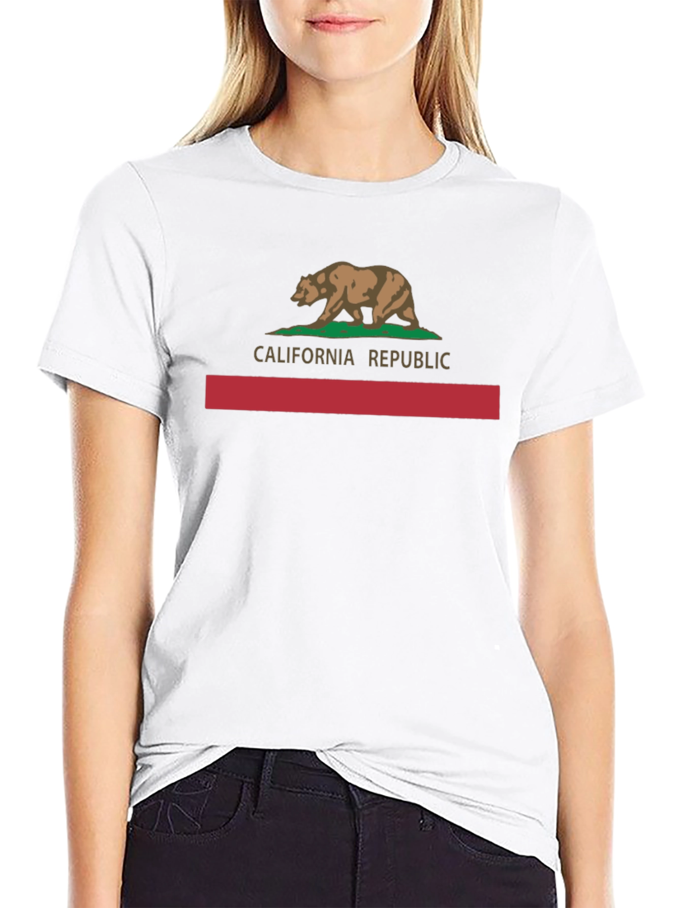 California Republic Bear T-Shirt - Black