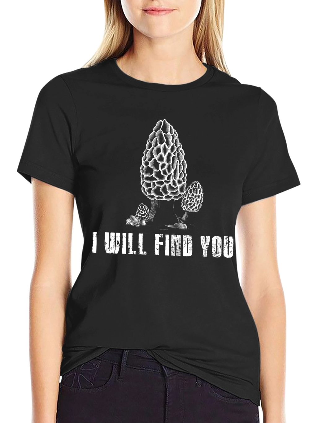 I Will Find You Morel Mushroom Graphic T-Shirt