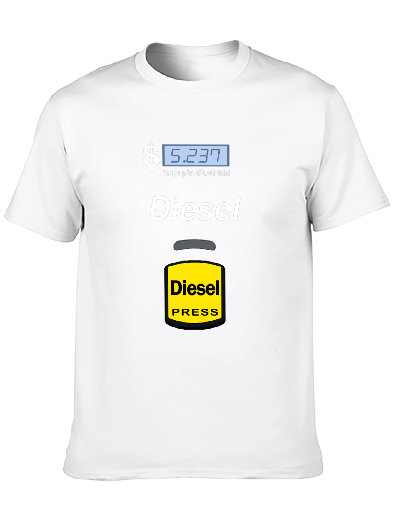 Diesel Press Funny Black T-Shirt