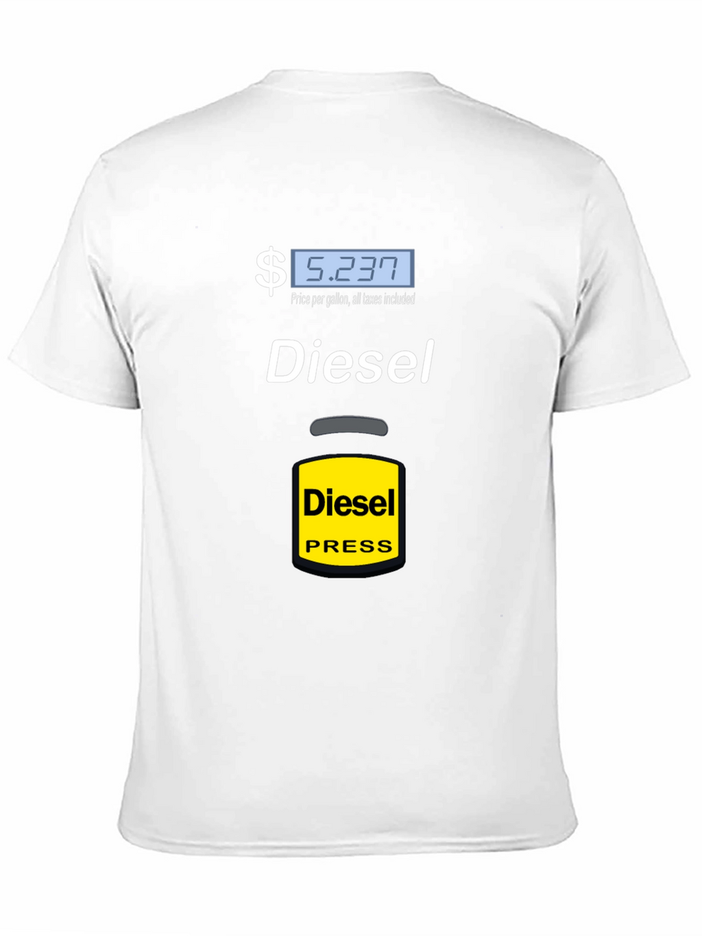 Diesel Press Funny Black T-Shirt