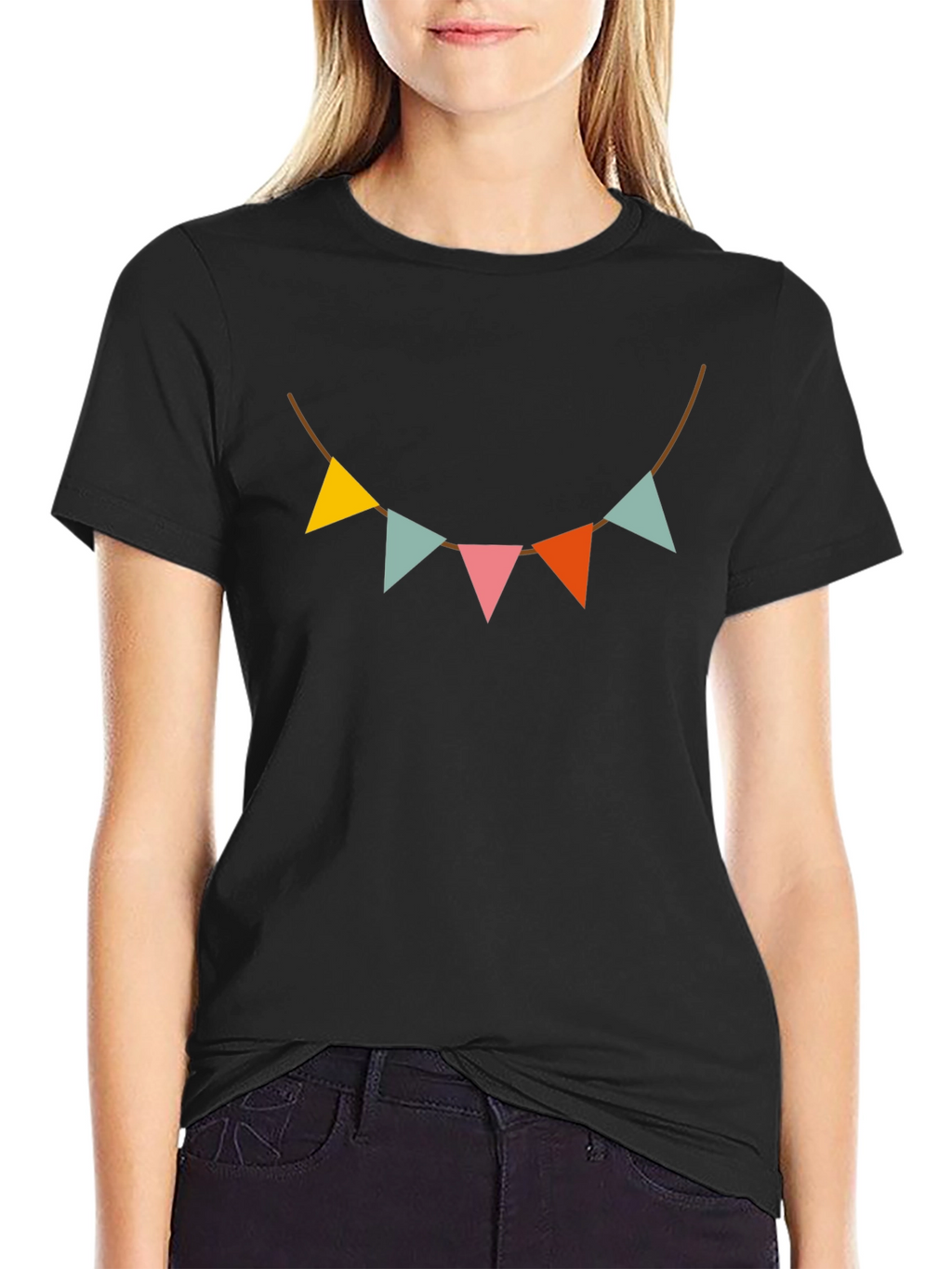 Festive Pennant Banner Graphic Tee
