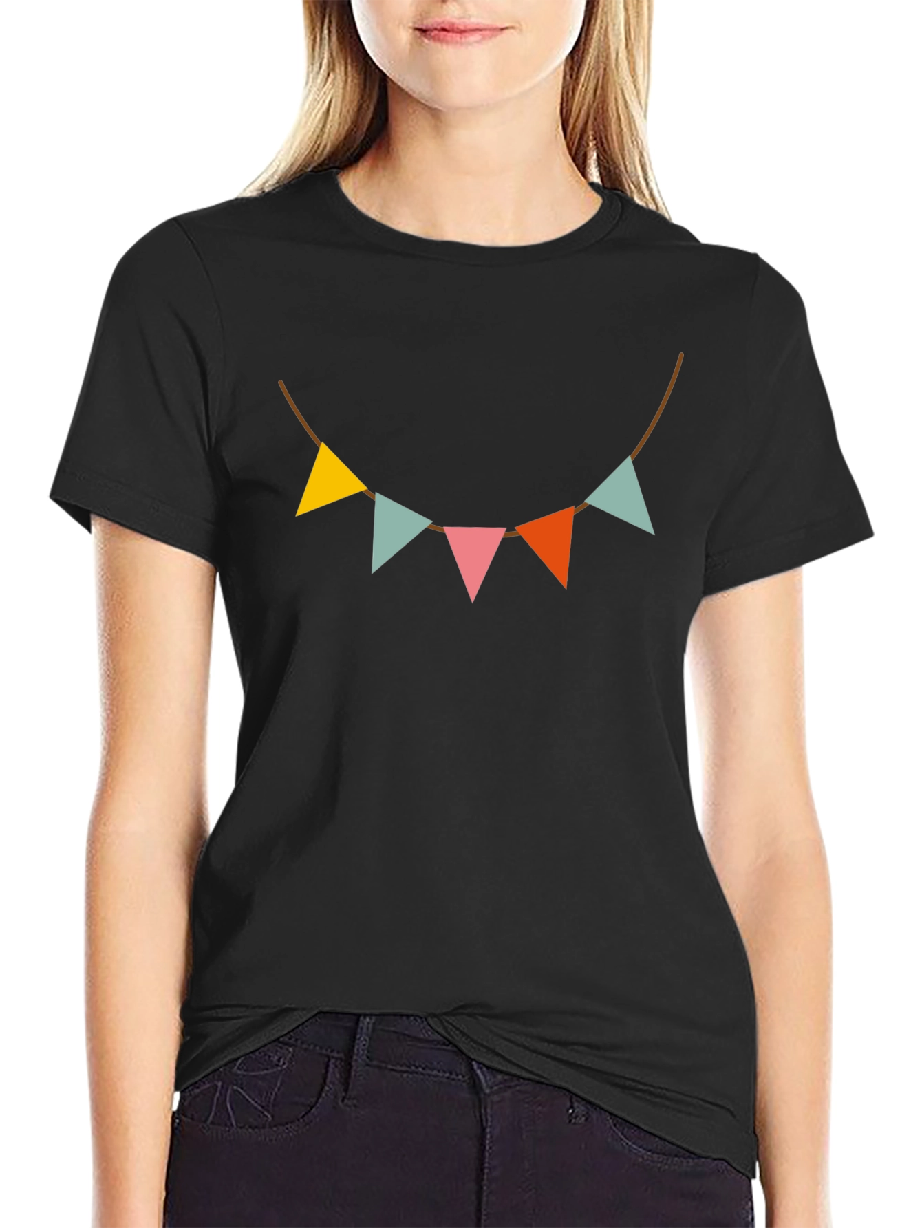 Festive Pennant Banner Graphic Tee