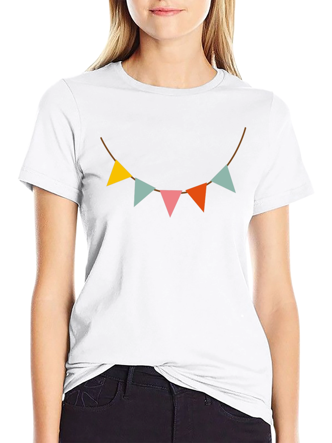 Festive Pennant Banner Graphic Tee