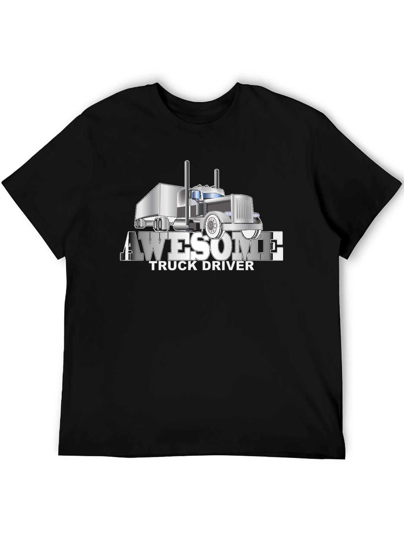 Awesome Truck Driver Graphic T-Shirt