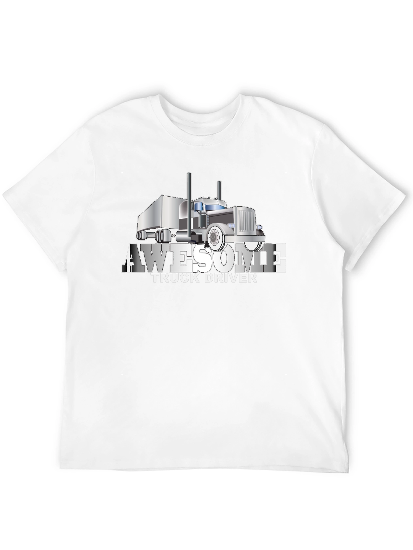 Awesome Truck Driver Graphic T-Shirt