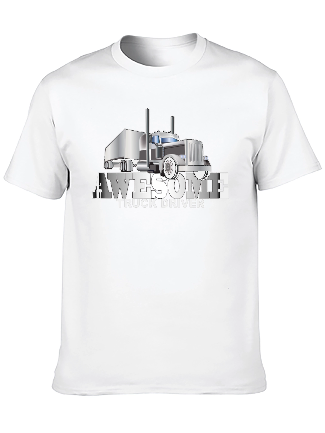 Awesome Truck Driver Graphic T-Shirt