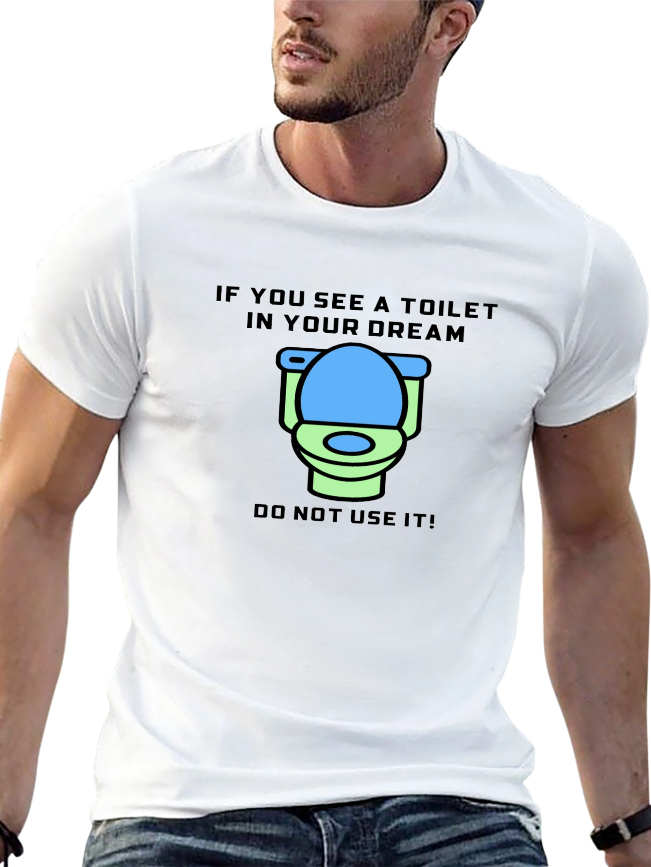 Dream Toilet T-Shirt - Funny Graphic Tee