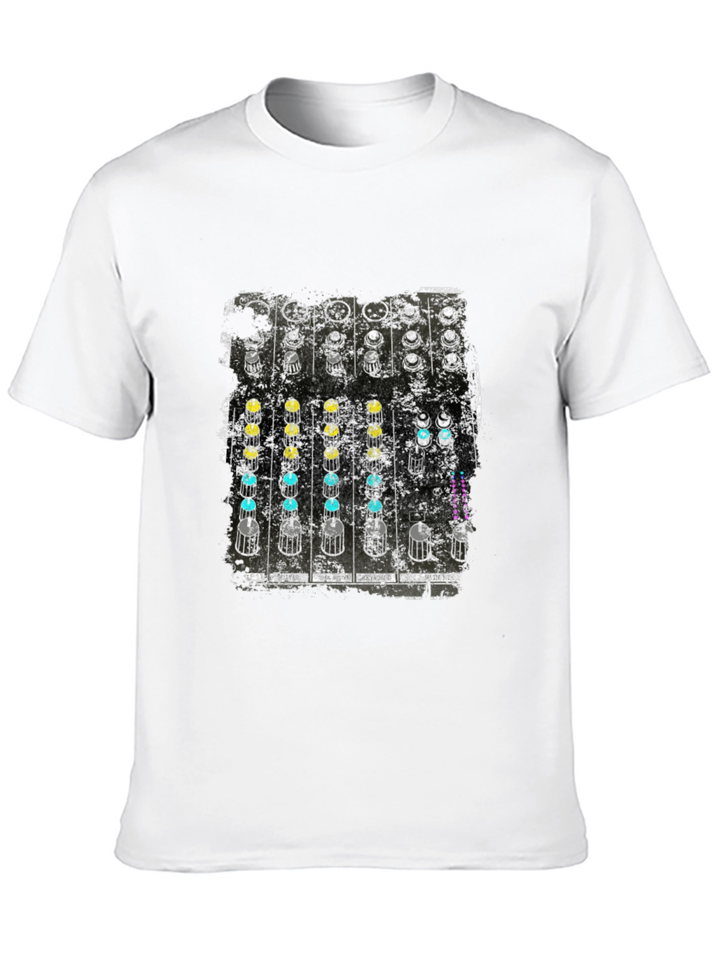 DJ Mixer Graphic Tee - Black Cotton T-Shirt
