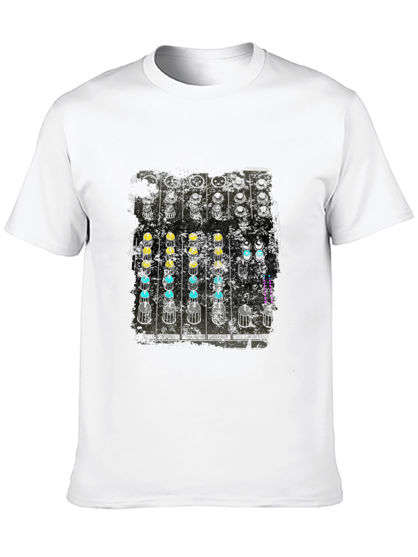DJ Mixer Graphic Tee - Black Cotton T-Shirt