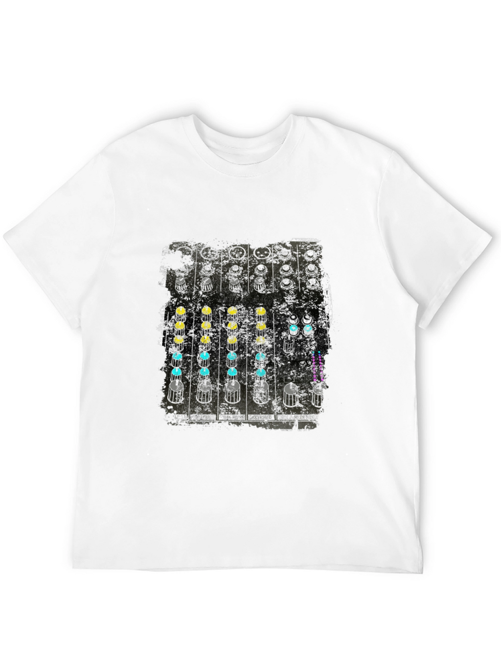 DJ Mixer Graphic Tee - Black Cotton T-Shirt