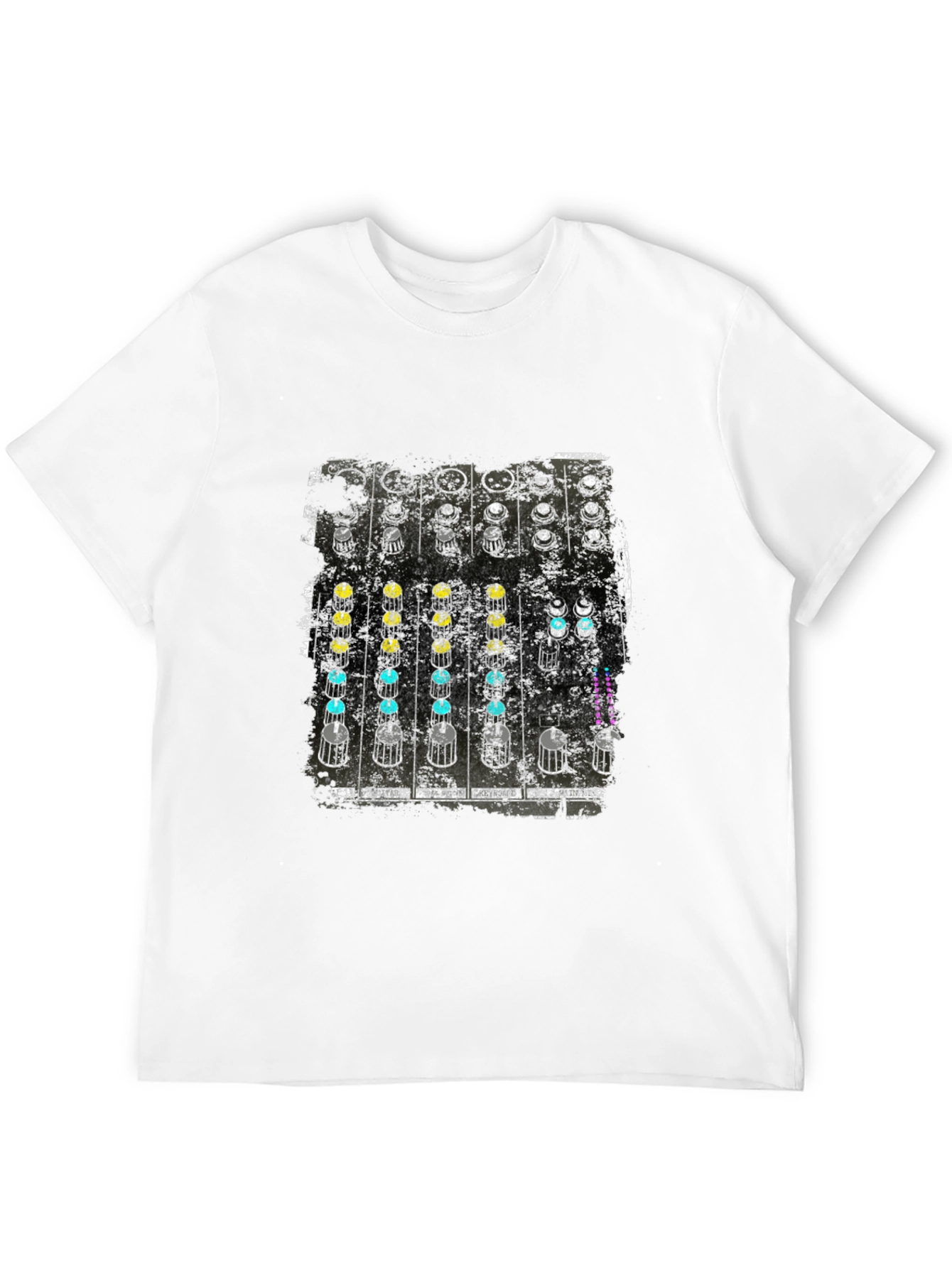 DJ Mixer Graphic Tee - Black Cotton T-Shirt