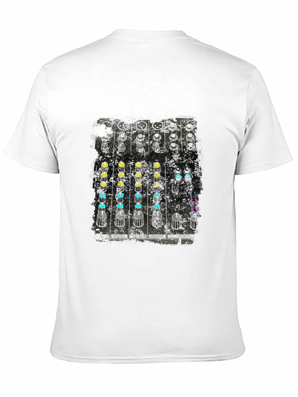 DJ Mixer Graphic Tee - Black Cotton T-Shirt