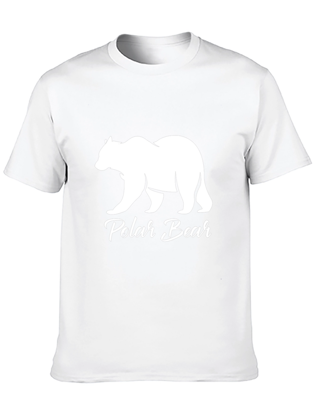 Polar Bear Graphic Tee - Stylish Black Cotton T-Shirt