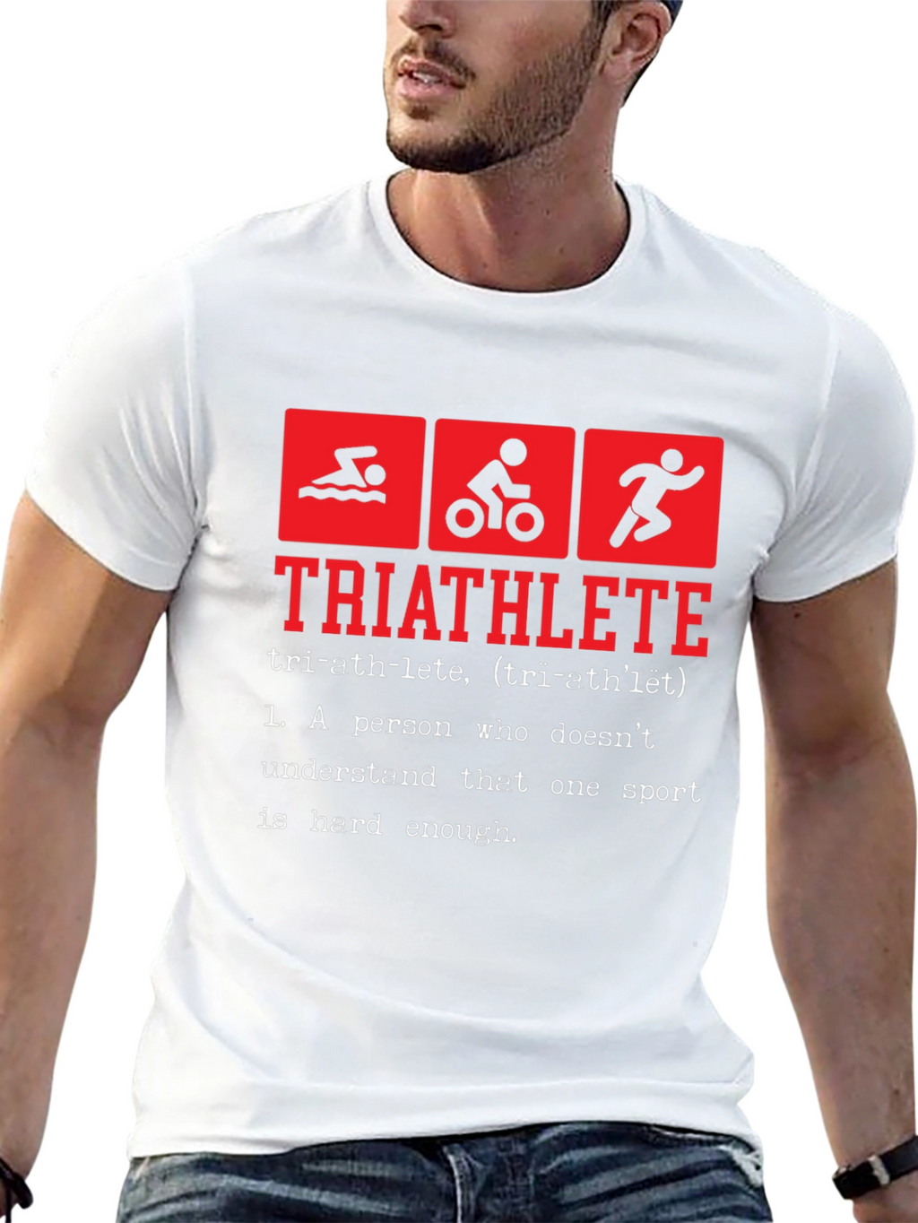 Triathlete Definition T-Shirt - Funny Triathlon Tee