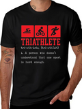 Triathlete Definition T-Shirt - Funny Triathlon Tee