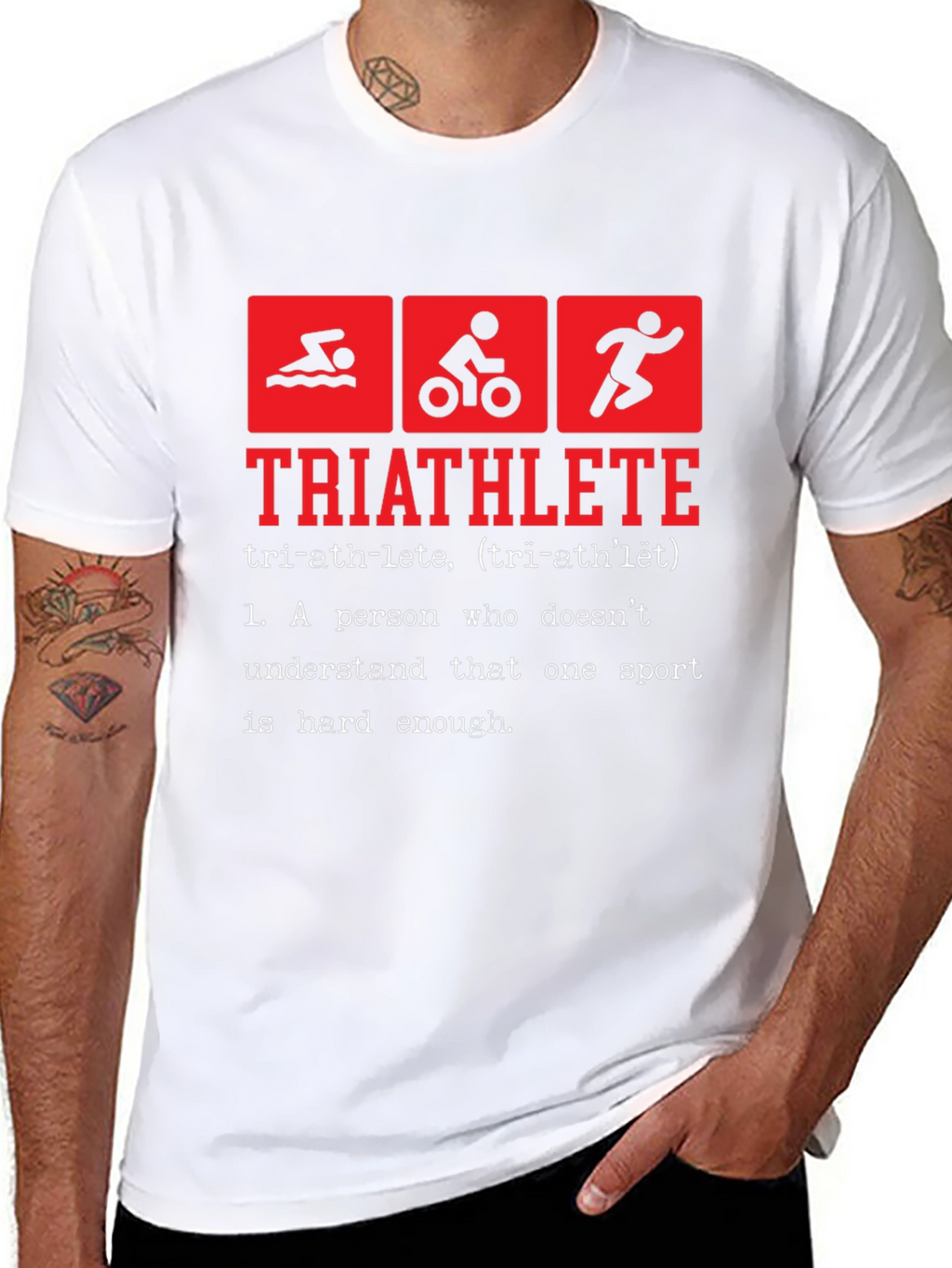Triathlete Definition T-Shirt - Funny Triathlon Tee
