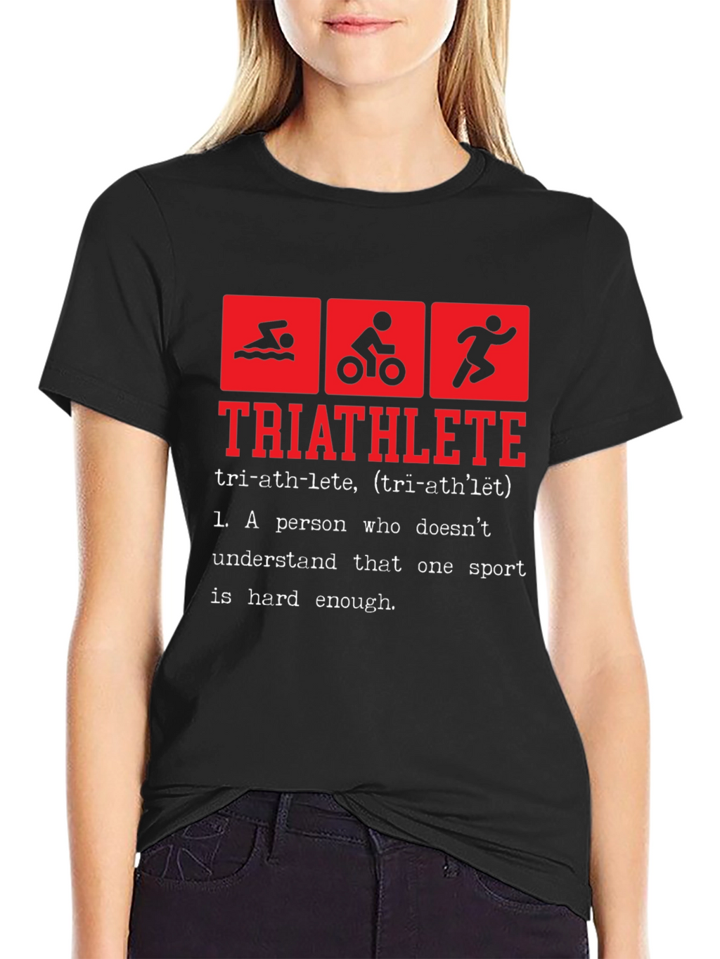 Triathlete Definition T-Shirt - Funny Triathlon Tee