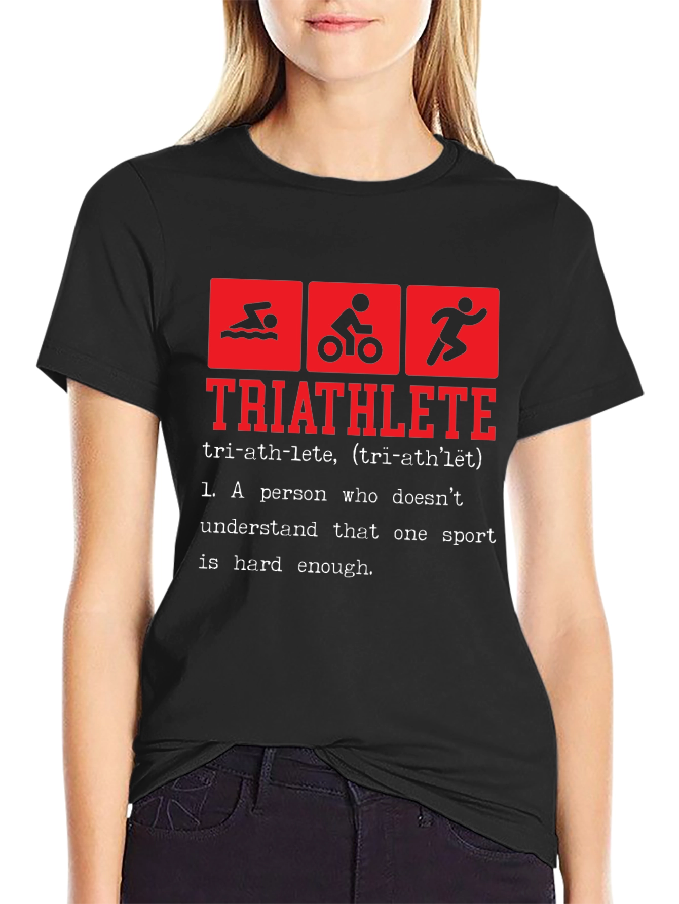 Triathlete Definition T-Shirt - Funny Triathlon Tee