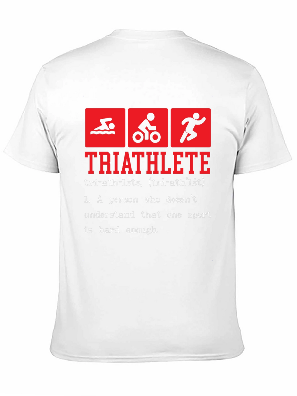 Triathlete Definition T-Shirt - Funny Triathlon Tee