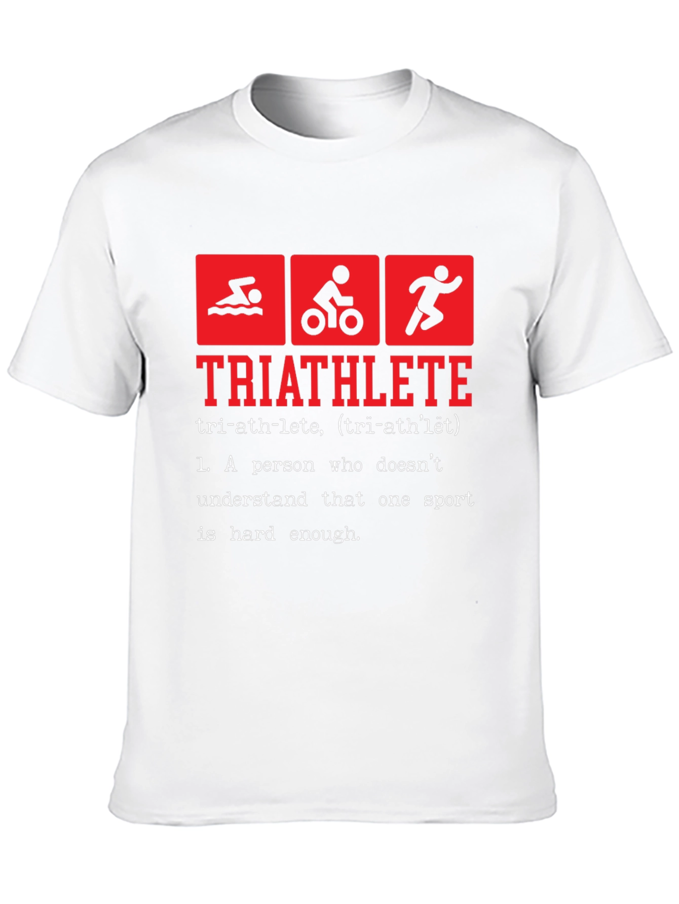 Triathlete Definition T-Shirt - Funny Triathlon Tee